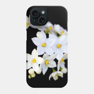 White Floral Phone Case