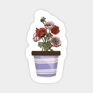 Flower Vase Magnet