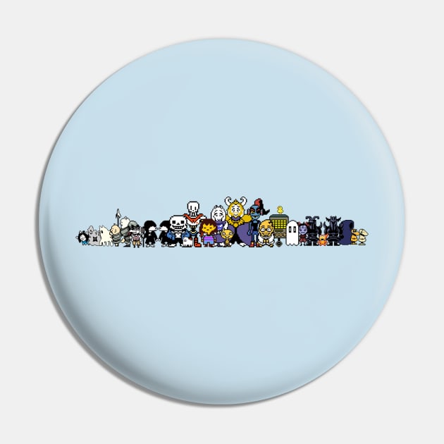 Undertale Characters Pin by TrevorBrenan