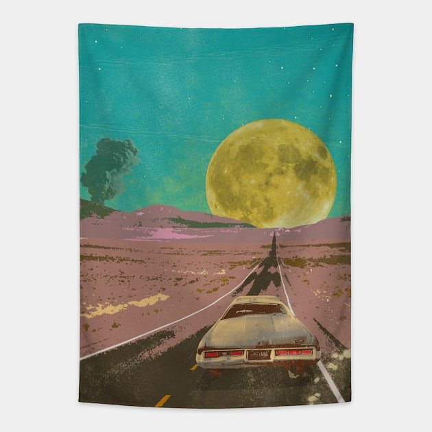 Evening Explosion II Tapestry by Showdeer