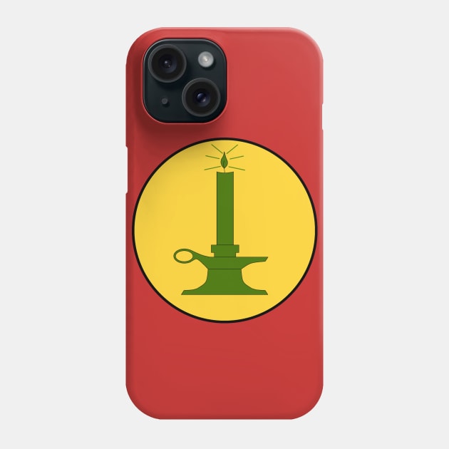 Green Candle Phone Case by J. Rufus T-Shirtery