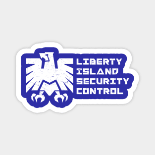 liberty island security control Magnet