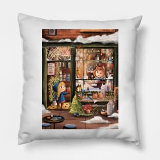 Christmas Shop Pillow