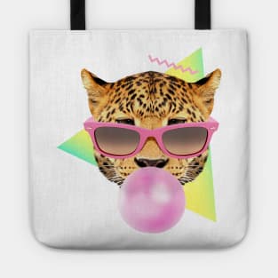 Bubble gum leo Tote