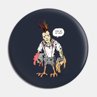 Holy Year of the Punk Rooster Pin