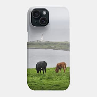 Pladda lighthouse on Pladda near the coast of Isle of Arran, Scotland Phone Case