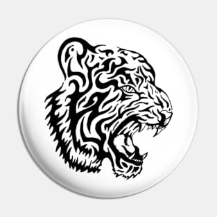 Roaring tiger Pin