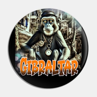 Steampunk Gibraltar Pin