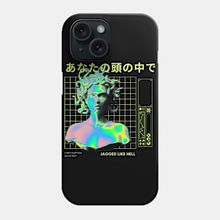 I wish I could show you my heart - vaporwave medusa Phone Case