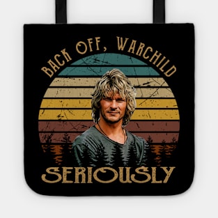 Retro art warchild movie break art Tote