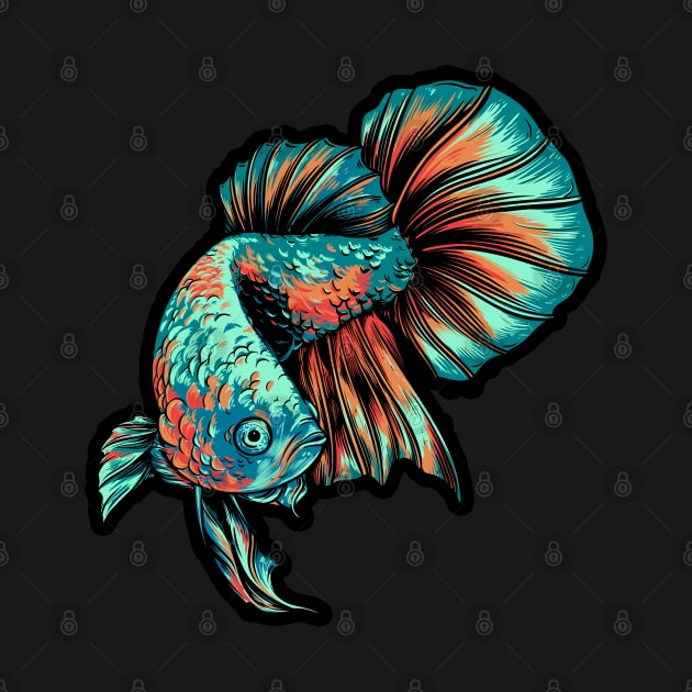 HMPK Tail Siamese fighting fish by CupangMania