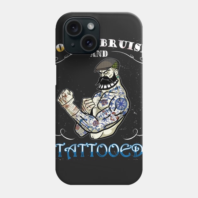 Boozed, Bruised, and Tattooed Phone Case by celtichammerclub