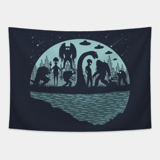 Cryptid Creatures Tapestry