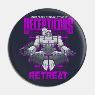 Decepticons' Retreat Pin