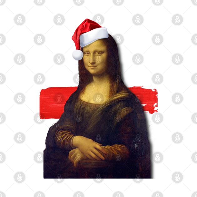 Mona Lisa Christmas hat by MoondesignA