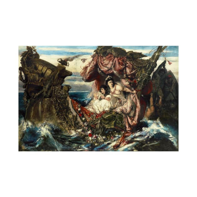 The Shipwreck of Agrippina by Gustav Wertheimer by Classic Art Stall