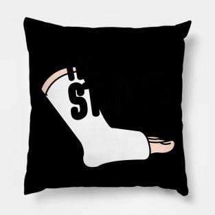 Stunts - Funny Broken Ankle Get Well Soon Gift Pillow