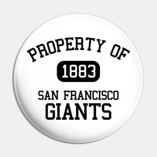 Property of San Francisco Giants Pin