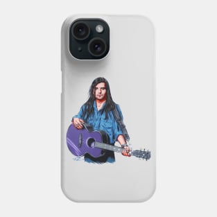 Steve Earle - An illustration by Paul Cemmick Phone Case