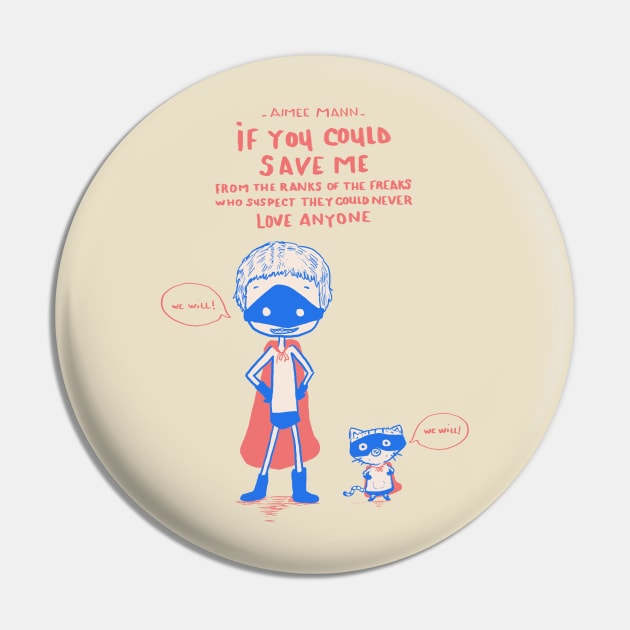 Save me - Aimee Mann - Cartoon super hero version with lyrics Pin by MiaouStudio