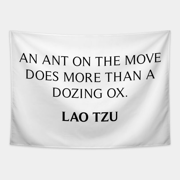 Lao Tzu Quote Tapestry by Widmore