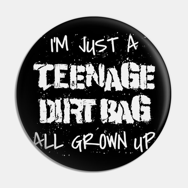 Teenage Dirtbag All Grown Up Pin by Grayson888
