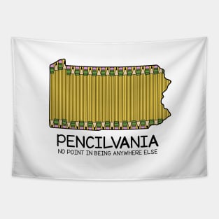 Pencil Pennsylvania pun Tapestry