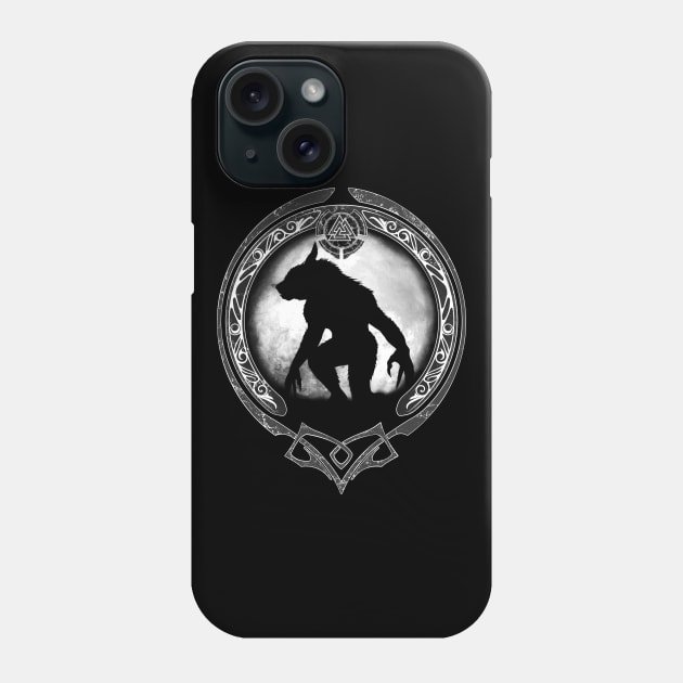 Fenris Wolf Phone Case by NicGrayTees