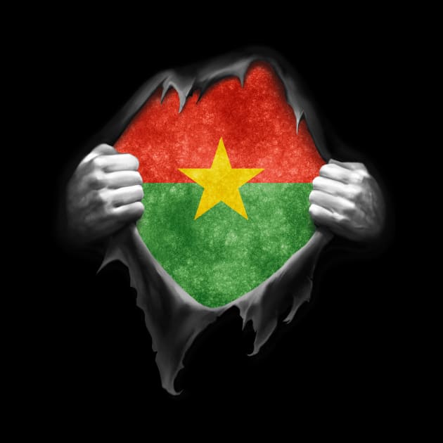 Burkina Faso Flag Burkinabe Roots DNA Pride Gift by nikolayjs