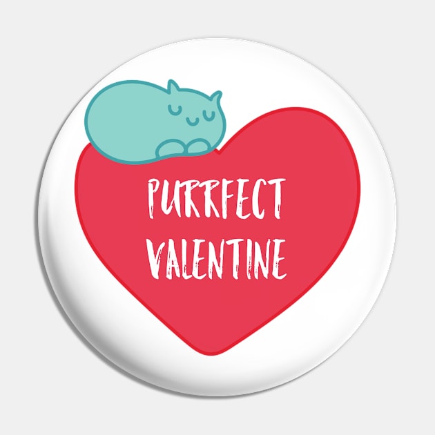 Purrfect Valentine Pin by ElenaDanilo