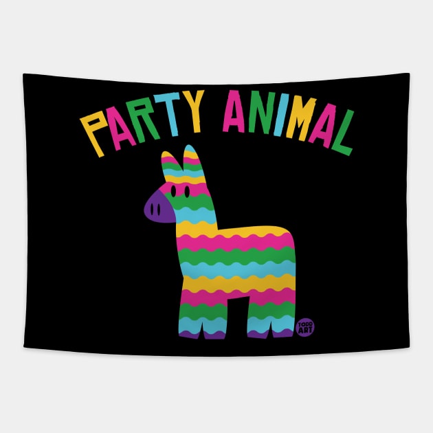 PARTY ANIMAL Tapestry by toddgoldmanart