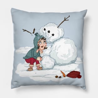 Snow Hazard Pillow