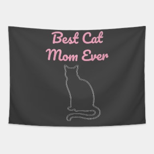 Best Cat Mom Ever Tapestry