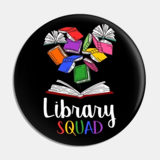 Library Squad I Pin