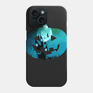 Jack-O-Lantern Haunted House Phone Case