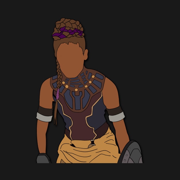 Shuri Black Panther Fan Art Sticker by tayelectronica