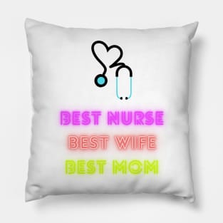 Best mom, best wife, best mom Pillow