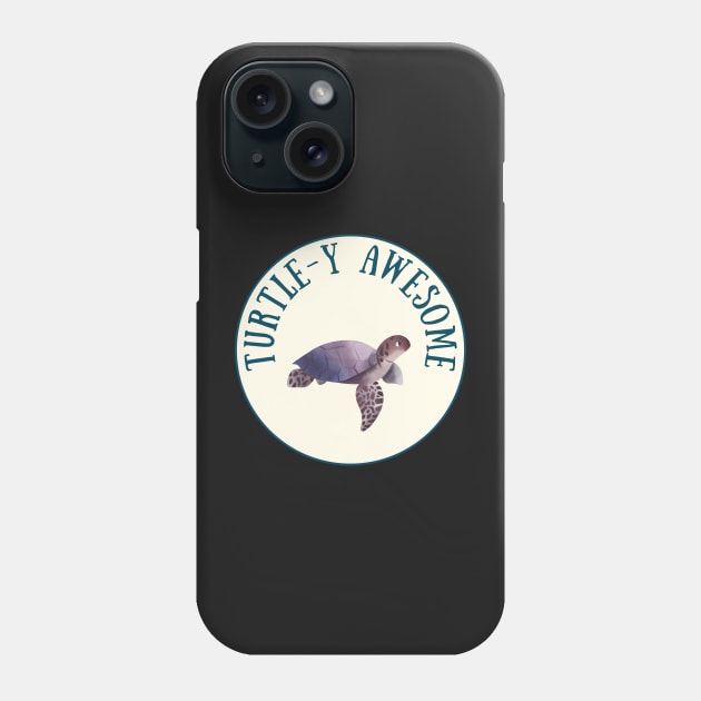 Turtley awesome Phone Case by gronly