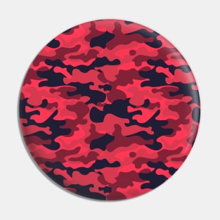 Camouflage Seamless Pattern Pin