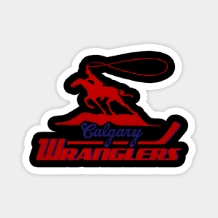 Calgary Wranglers Hockey Team Magnet