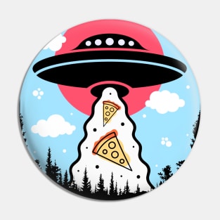 Pizza Abduction Pin