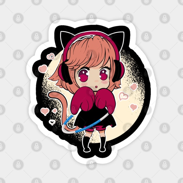 Cute Certified Waifu Anime Girl - Certified Waifu - Magnet | TeePublic