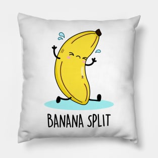 Banana Split Cute Banana Pun Pillow