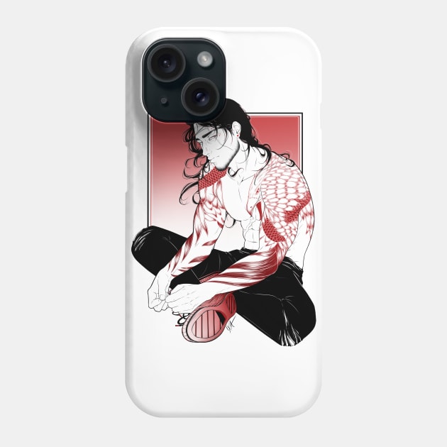 Gladiolus Amicitia in Red Phone Case by WildIxia