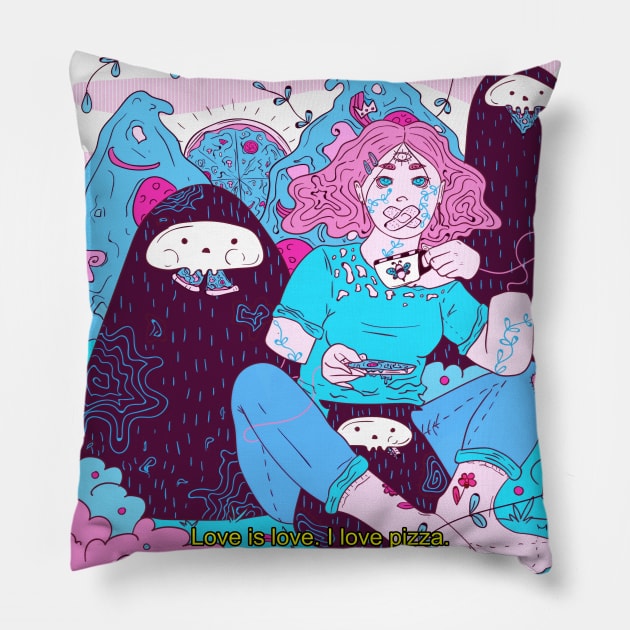 Gluttony Pillow by nymthsdraws