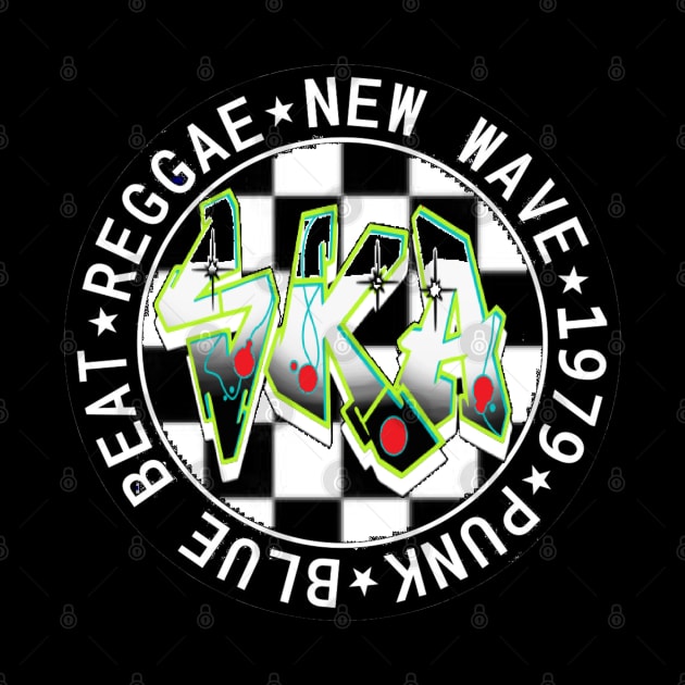 Ska reggae sticker 1 by LowEndGraphics