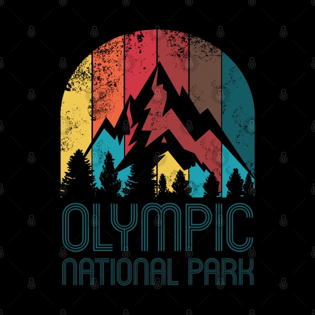 Olympic National Park Gift or Souvenir T Shirt by HopeandHobby