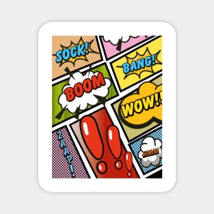 cartoon comic book Magnet