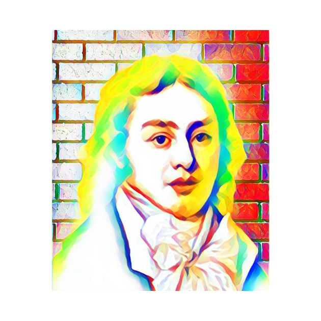 Samuel Taylor Coleridge Colourful Portrait | Samuel Taylor Coleridge Artwork 11 by JustLit