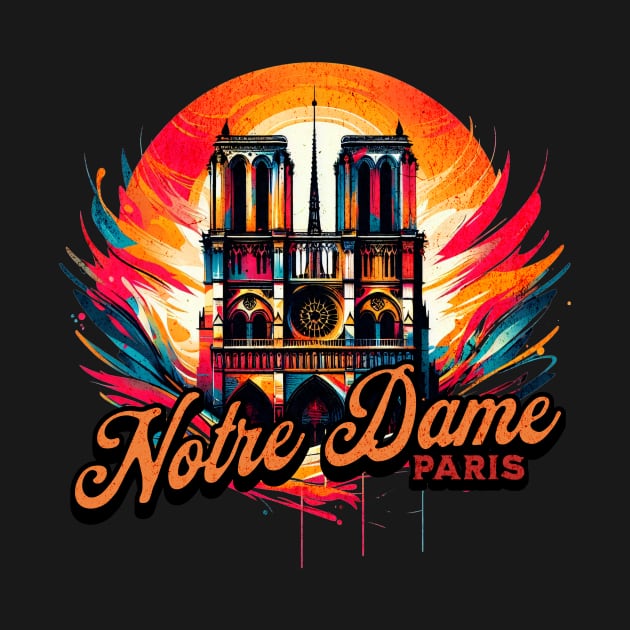 Notre Dame Paris Design by Miami Neon Designs